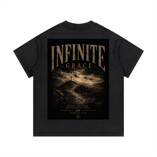 Infinite Grace Graphic Wash Cotton T-Shirt