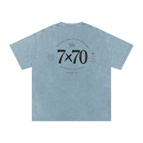 7x70 washed T shirt